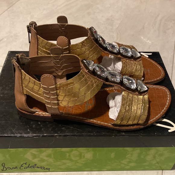 Sam Edelman Galina Rhinestone Sandals - Picture 4 of 5